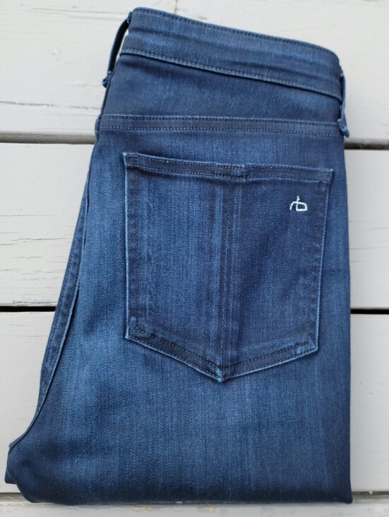 rag & bone Denim - rag & bone Women's Dark Indigo Nina High-Rise Skinny Jeans (size 26)